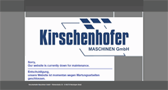 Desktop Screenshot of kirschenhofer-gmbh.de